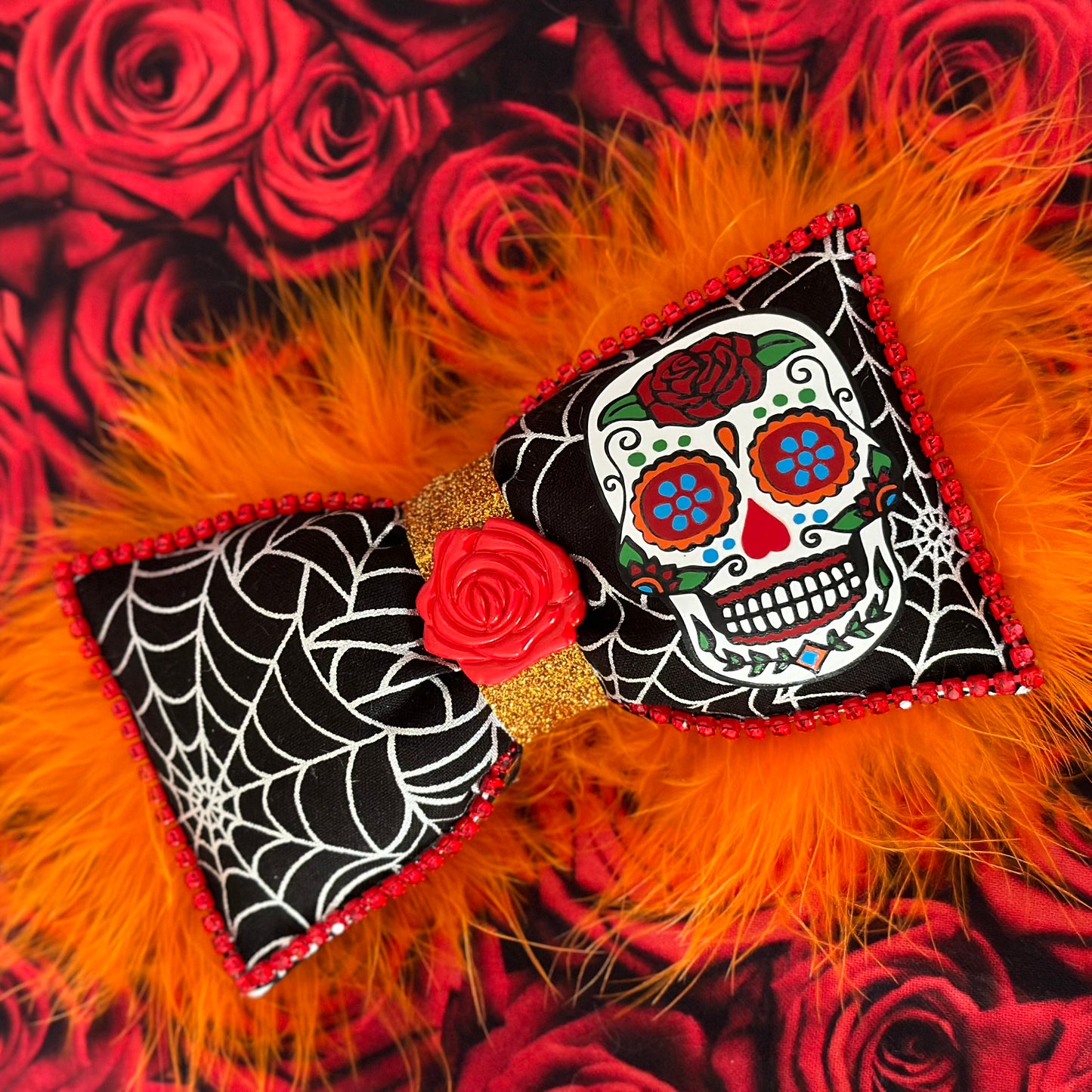 H.O.P Sugar Skull Bow