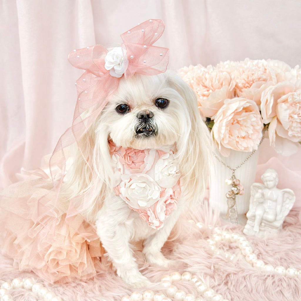 Rosé Jardin Petal Bandana