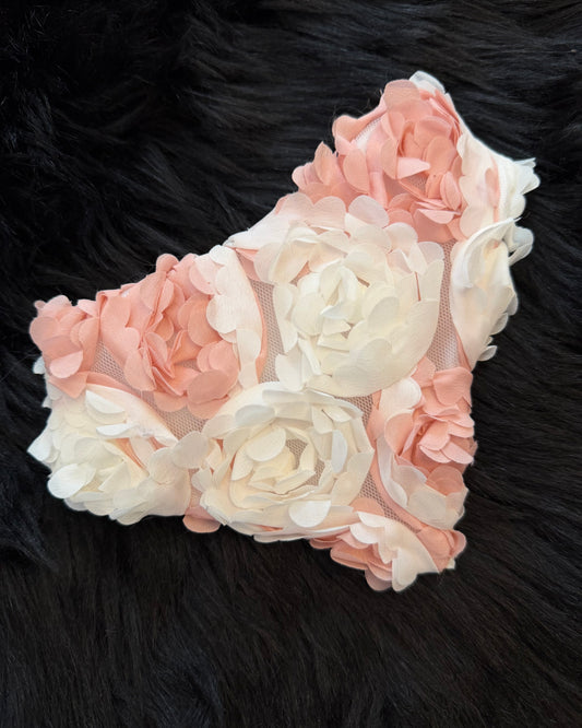 Bandana 3D Chiffon Flowers