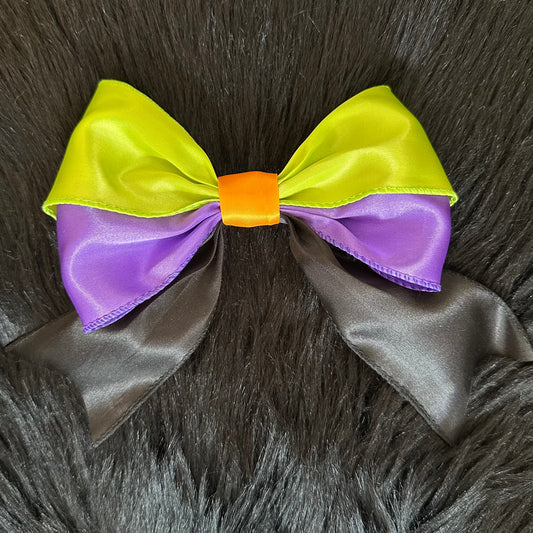 Bella V Bow Halloween Colorblock